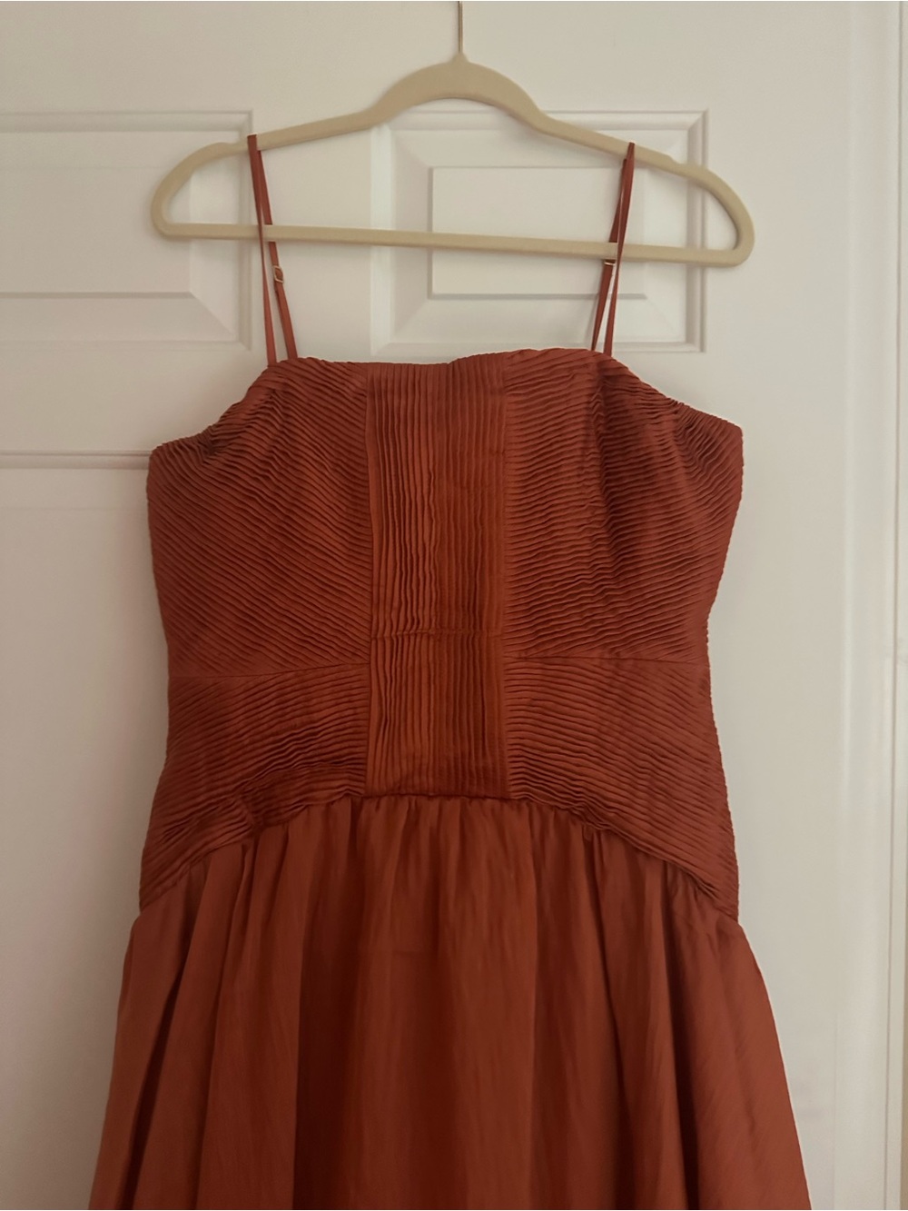 Aje Contour Gown Coral Clay US 10 Aus 14 - Picture 6 of 8